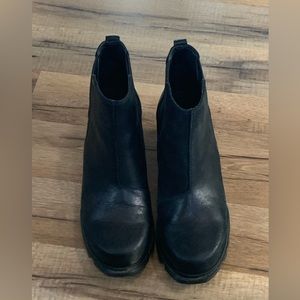 SOREL Women's Joan of Arctic Wedge III Chelsea Waterproof Leather Wedge